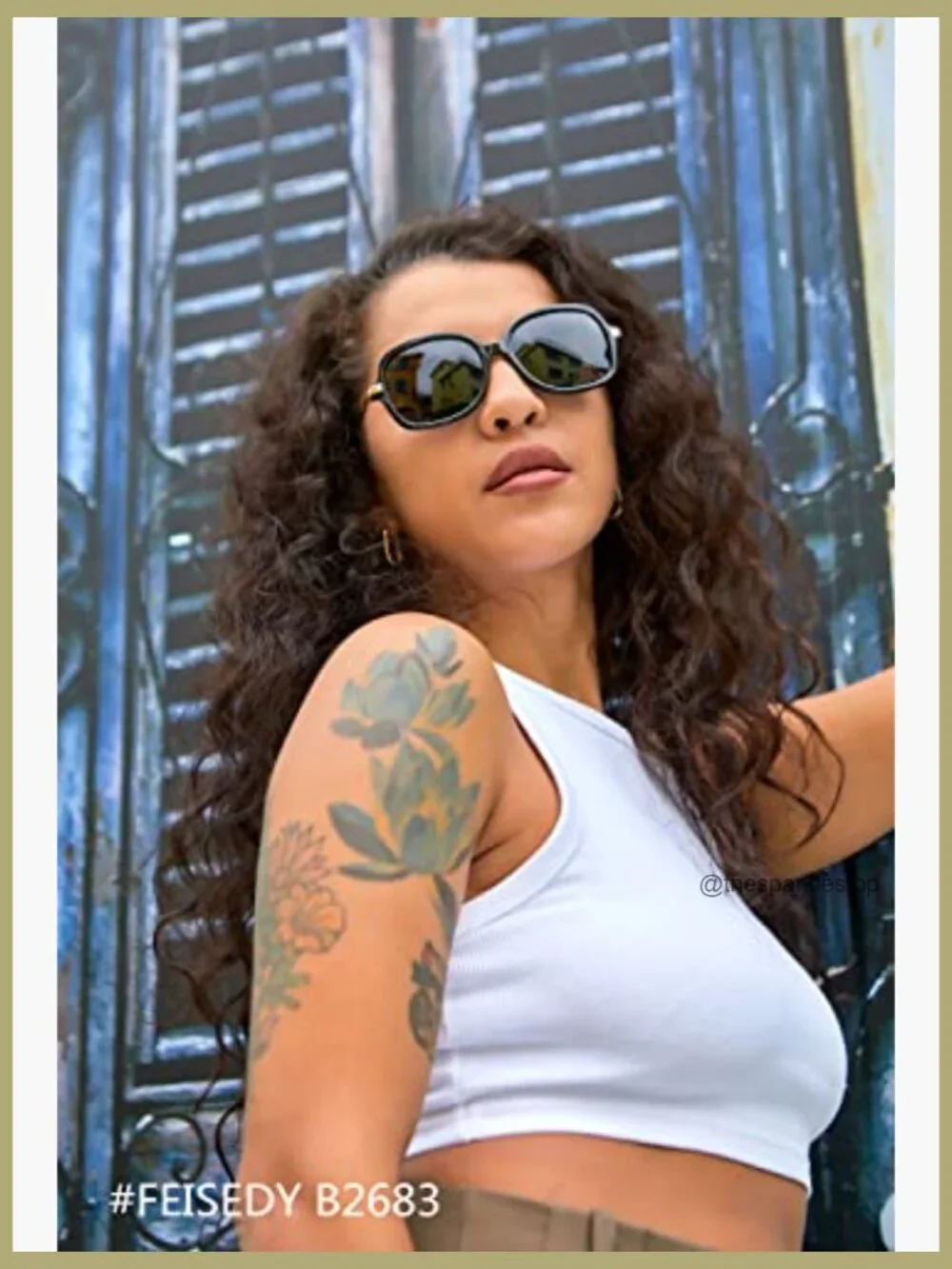 Classic Polarized Square Sunglasses with Plastic Frames and Metal Temples